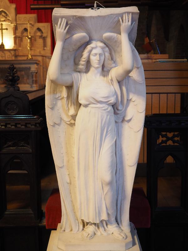 Bar Harbor, Maine (ME): St Saviour's Episcopal Church: Juliet Morris Livingston lectern (1910, William Ordway Partridge)