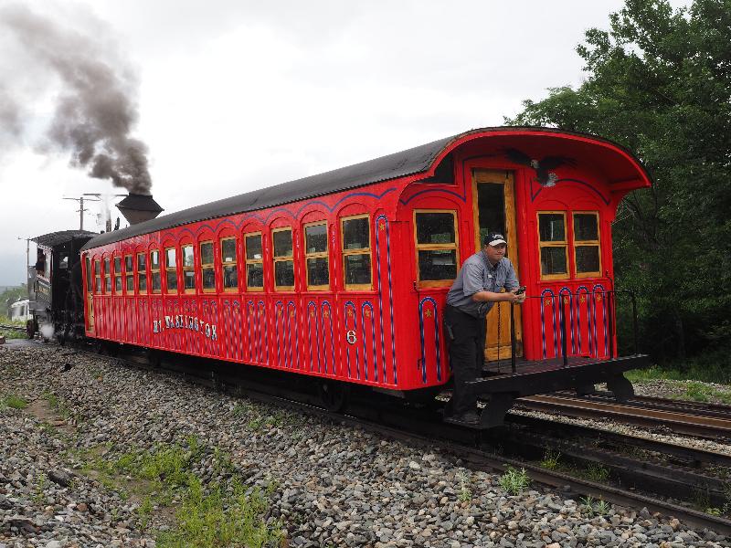 Mount Washington, New Hampshire (NH): Mount Washington Cog Railway: steam train