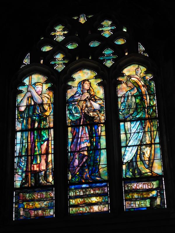 Fairhaven, Massachusetts (MA): Unitarian Memorial Church: Blessed are they which are persecuted (1906, Robert Reid)
