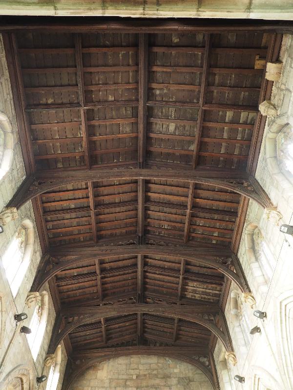 Market Bosworth, England: St Peter's Church: roof