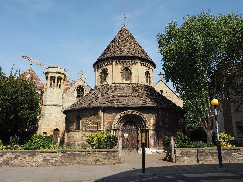 Cambridge, England: Round Church: view