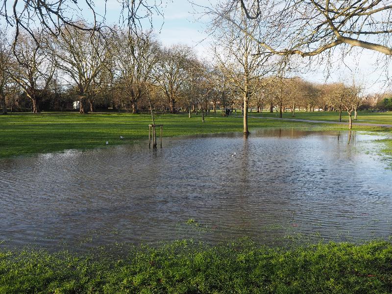 Cambridge, England: Jesus Green: small pond