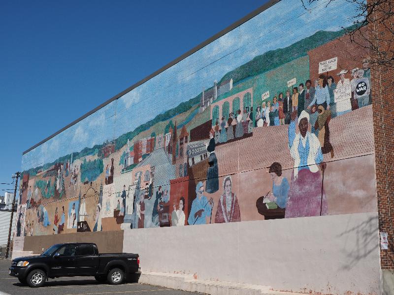 Northampton, Massachusetts (MA): Masonic Street: The History of Women in Northampton from 1600 to 1980 (1980, Hestia Art Collective, restored 1986, updated and restored 2003)