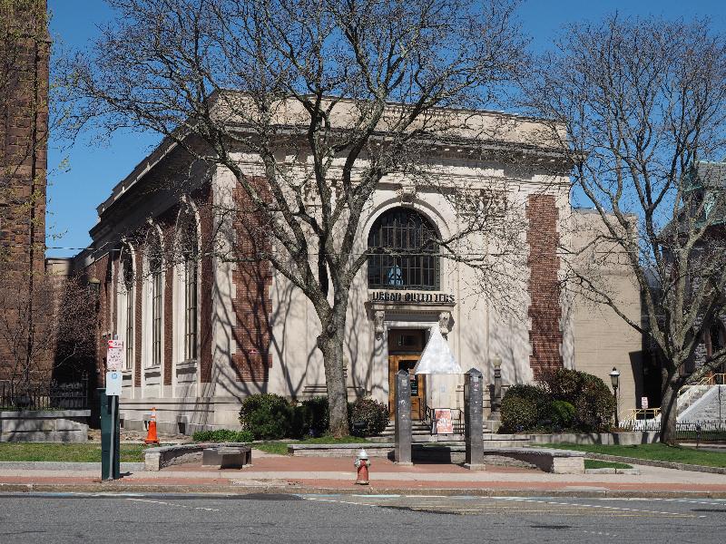 Northampton, Massachusetts (MA): Main Street: former NIS (Northampton Institute for Savings) building
