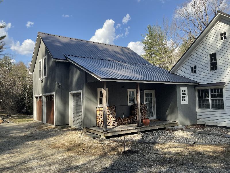 Plainfield, Massachusetts (MA): Lincoln Hill (Lincoln Street): white house extension (c2016)