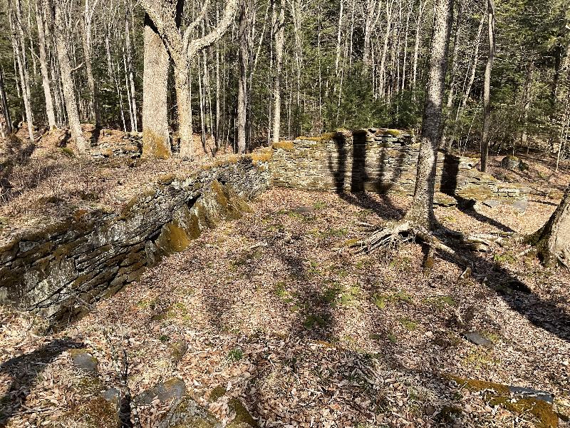 Plainfield, Massachusetts (MA): River Road: Mountain Miller Corn Mill remains (1798, rebuilt 1861)