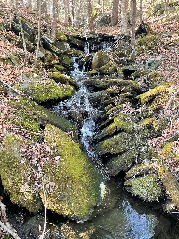 Plainfield, Massachusetts (MA): River Road: small stream