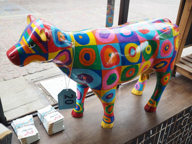 Cambridge, England: The Cambridge Chop House: Wassily Cow-dinsky (Great Wilbraham Primary School)