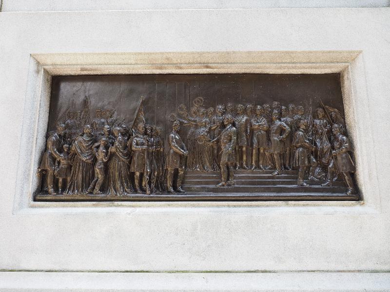 Boston, Massachusetts (MA): Boston Common: Soldiers and Sailors Monument (The Return from War, 1877, Martin Milmore)