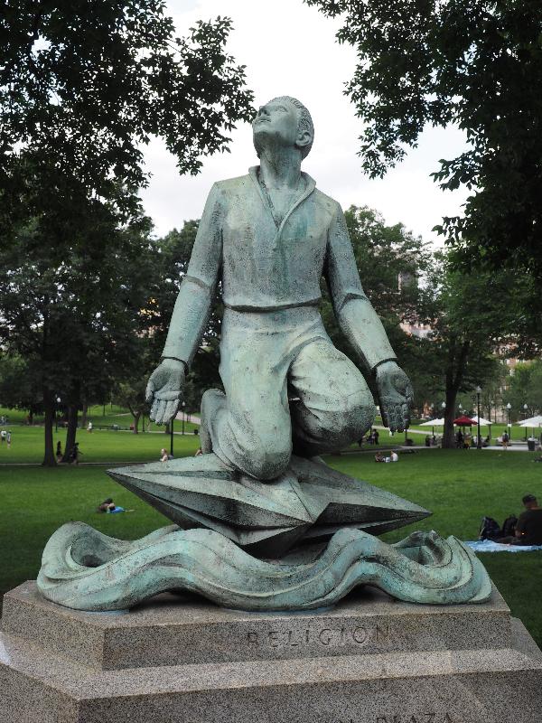 Boston, Massachusetts (MA): Boston Common: Religion (1961, Arcangelo Cascieri and Adio diBiccari)