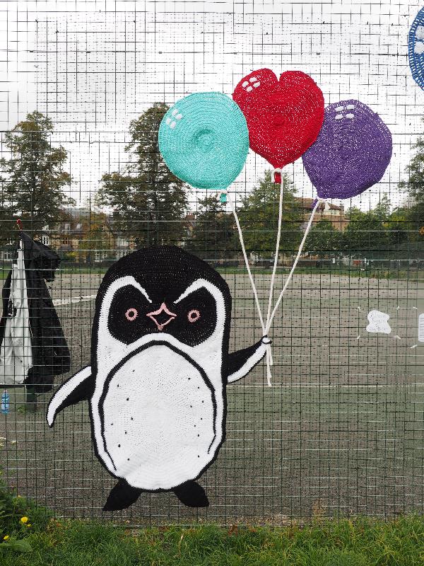 Cambridge, England: Jesus Green: African Penguin (2021, Hilary Butler)