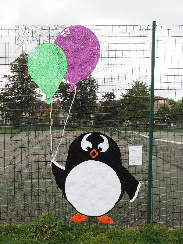 Cambridge, England: Jesus Green: Gentoo Penguin (2021, Zesty Helix)
