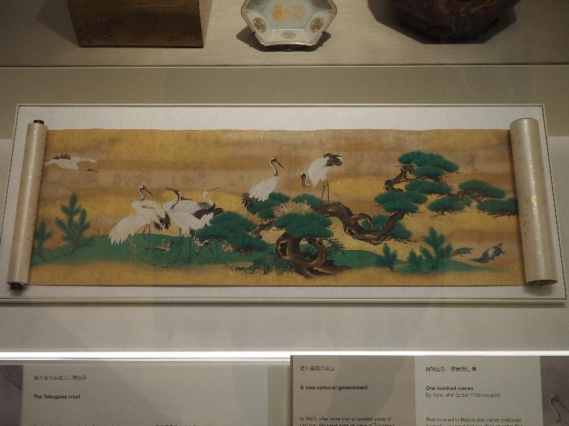 London, England: British Museum: one hundred cranes (1800-1850, Kano Ishin)