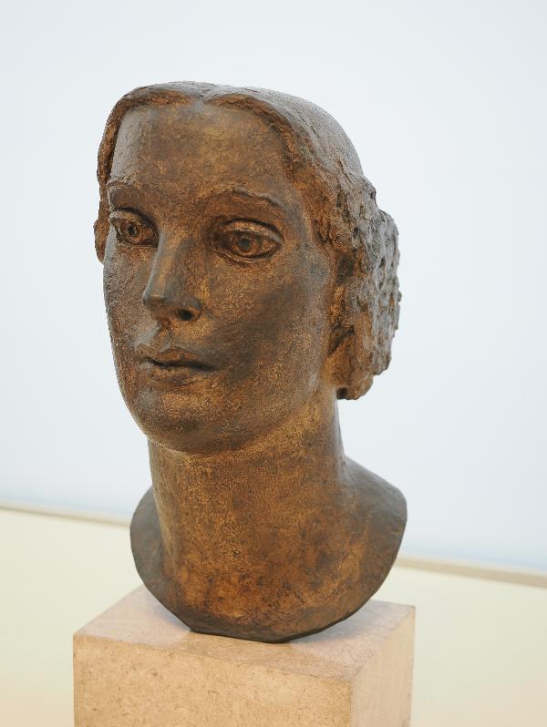 London, England: Royal Academy: Study for the Head of Pax (1933, Frank Dobson)