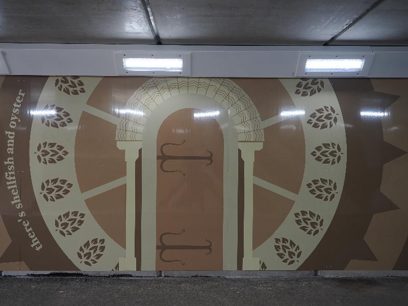 Cambridge, England: Chisholm Trail: Newmarket Road underpass artwork (2022, Paper Rhino)