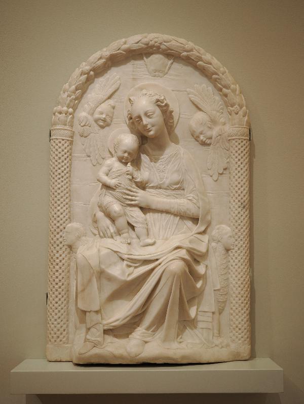 London, England: Courtauld Gallery: Virgin and Child (around 1470, Gregorio di Lorenzo)