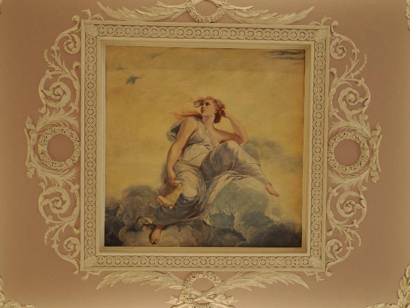 London, England: Courtauld Gallery: ceiling painting