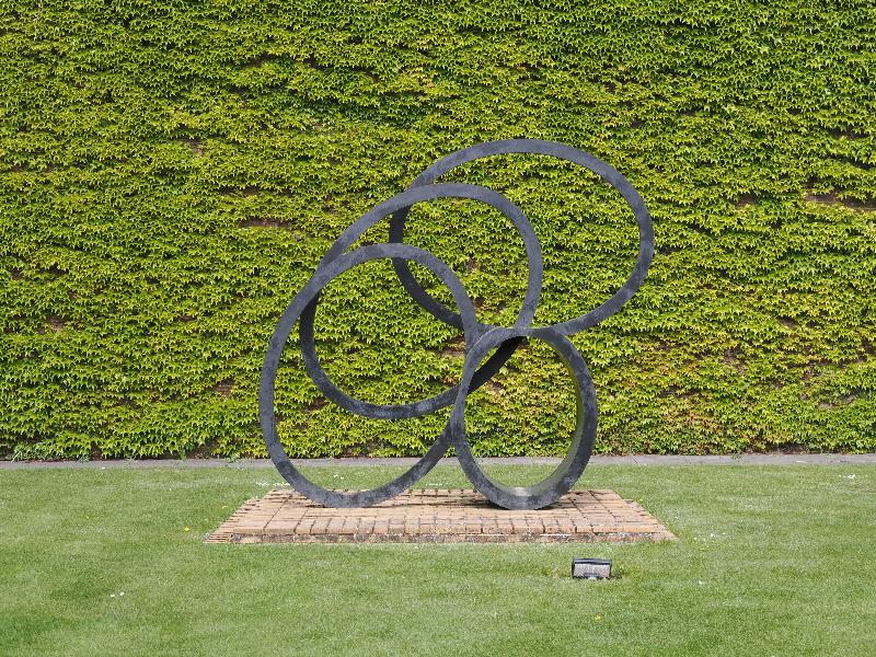 Cambridge, England: Churchill College: Southern Shade V (2012, Nigel Hall)