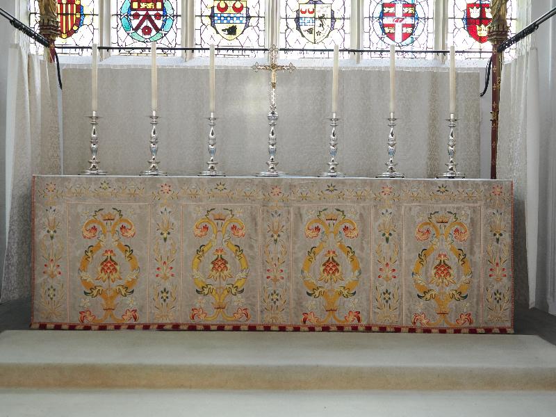 Cambridge, England: Little St Mary's Church: altar