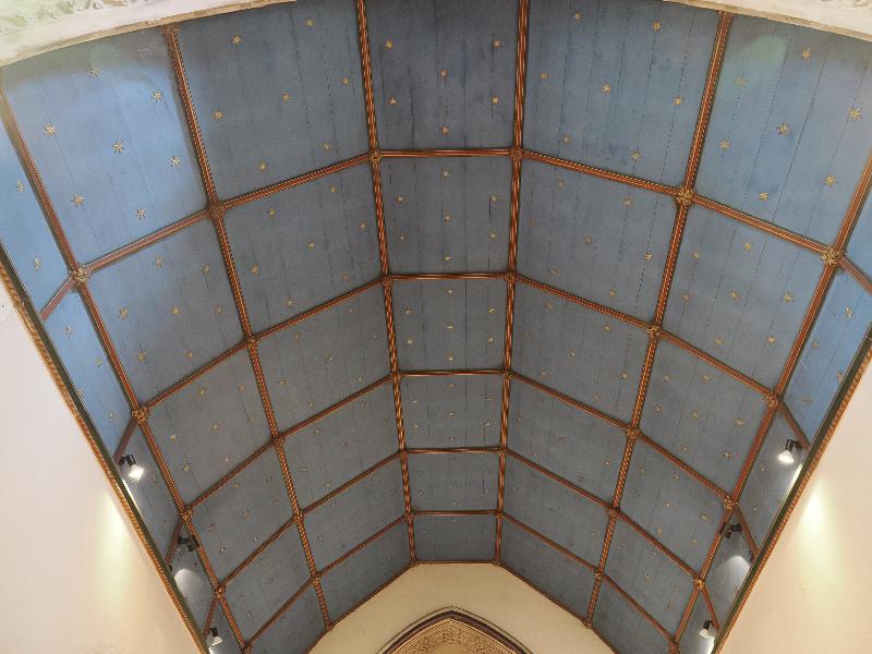 Castle Combe, England: St Andrew's Church: ceiling