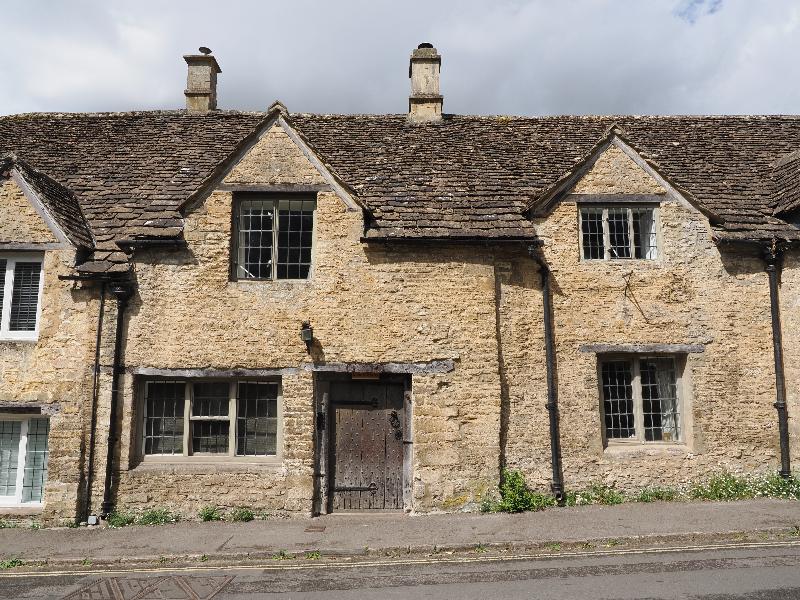 Castle Combe, England: The Street: view of old building