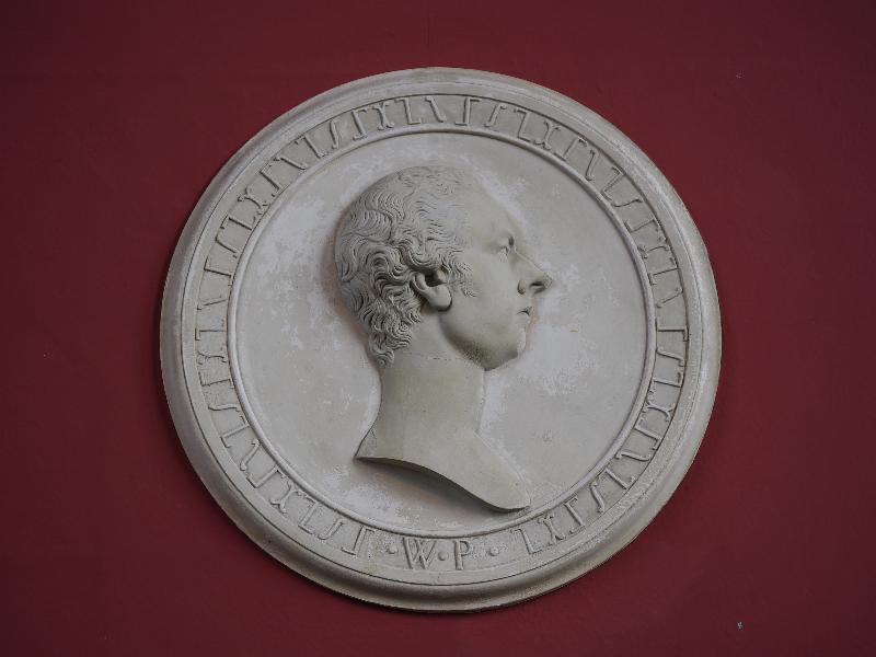 Cambridge, England: Pitt Building: William Pitt plaque