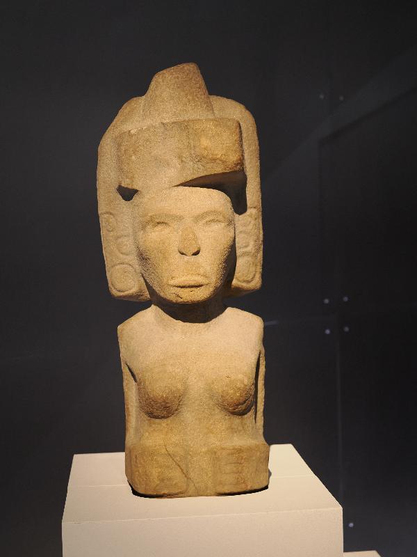London, England: British Museum: Believed to depict Tlazolteotl (AD 900-1521, Mexico)