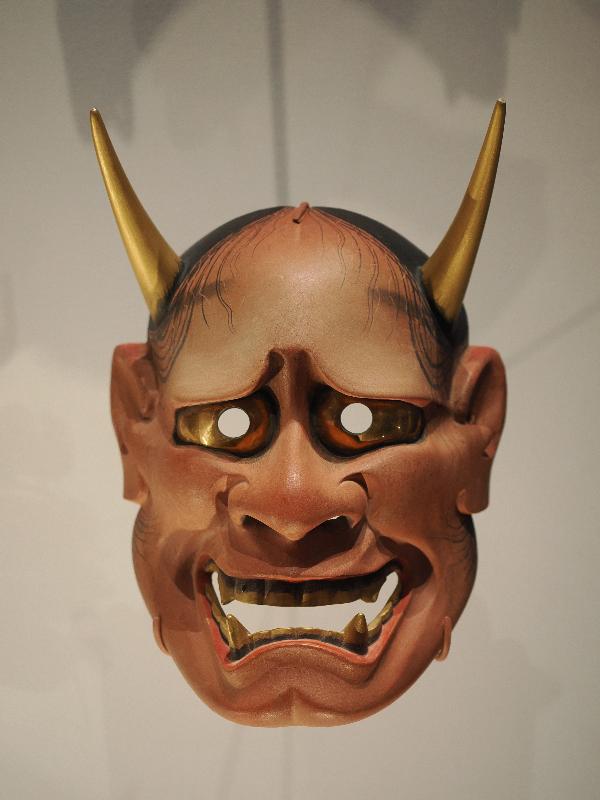 London, England: British Museum: Hannya mask (about 1994, Suzuki Nohzin, Japan)
