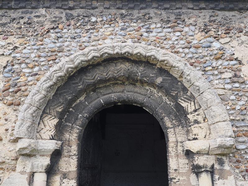 Cambridge, England: Stourbridge Leper Chapel: entrance arch