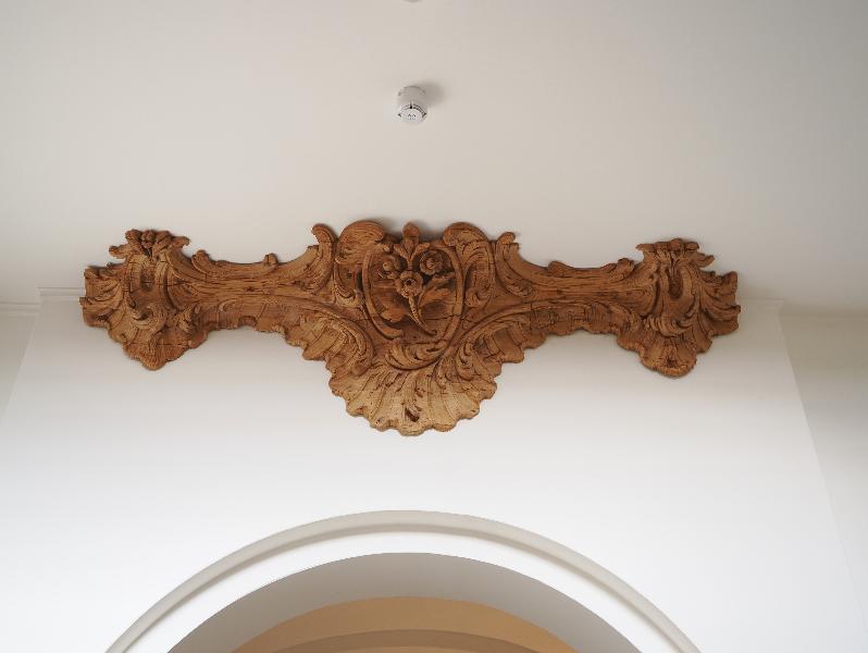Amsterdam, Netherlands: Rijksmuseum: wood decoration