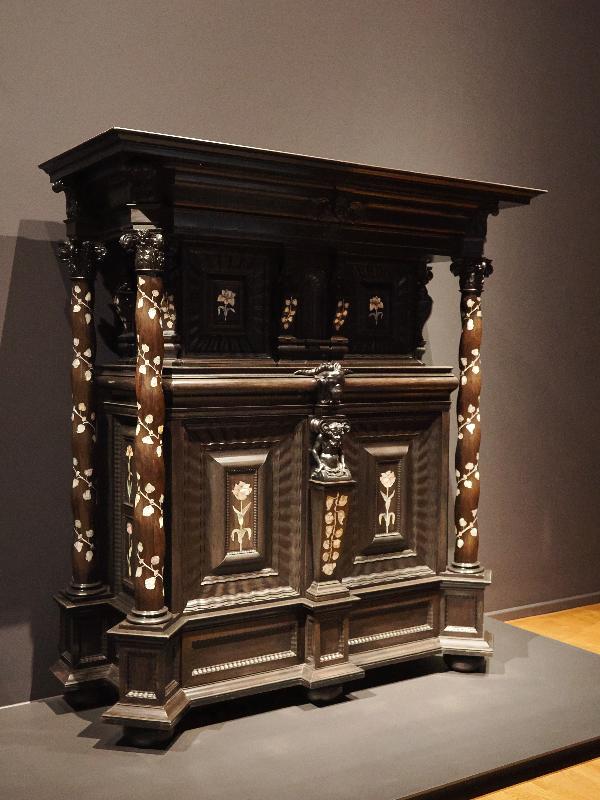 Amsterdam, Netherlands: Rijksmuseum: Cupboard (ca. 1640, Herman Doomer)