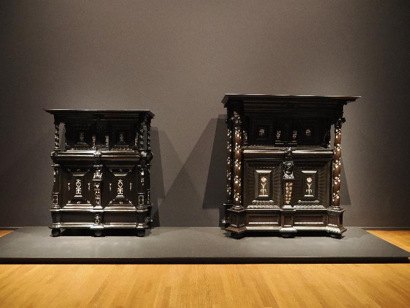 Amsterdam, Netherlands: Rijksmuseum: Cupboards (1632 and ca. 1640, Herman Doomer)