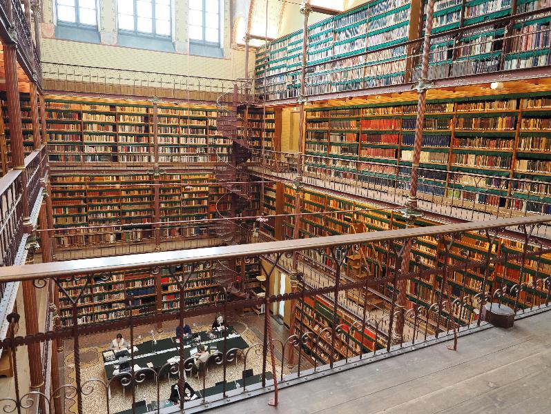 Amsterdam, Netherlands: Rijksmuseum: The Library (1881)