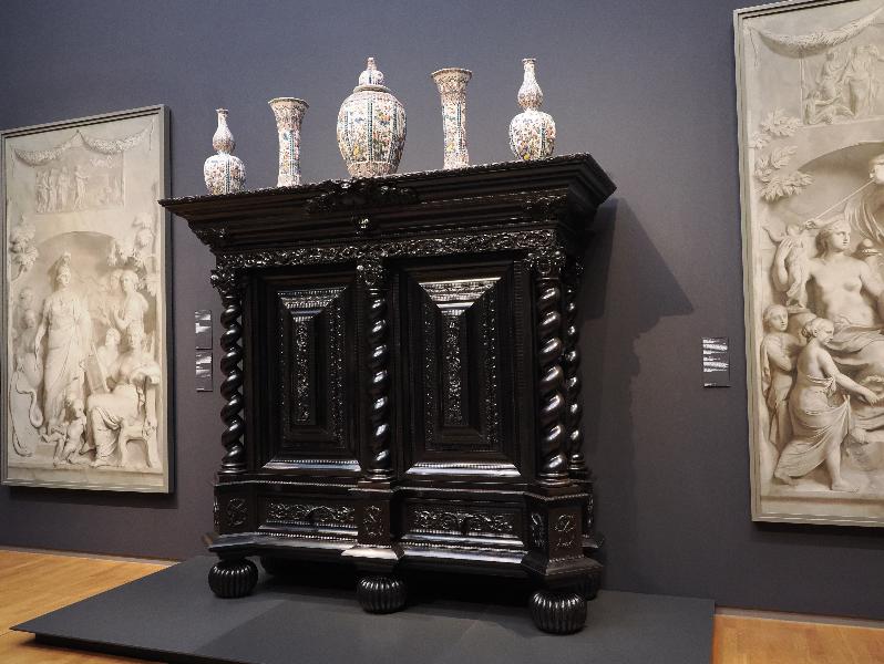 Amsterdam, Netherlands: Rijksmuseum: Cupboard (ca. 1650-1675)