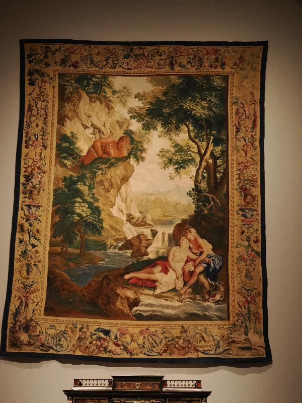 Amsterdam, Netherlands: Rijksmuseum: Acis and Galatea Discovered by Polyphemus (ca. 1680-1684, workshop of Jan Jans II, manufactured by Royale des Gobelins)
