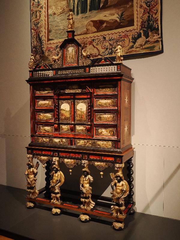 Amsterdam, Netherlands: Rijksmuseum: Cabinet (ca. 1680-1690, Antwerp)