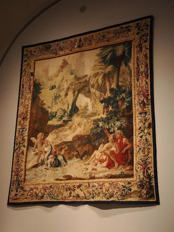 Amsterdam, Netherlands: Rijksmuseum: Acis and Galatea Listening to the Song of Polyphemus (ca. 1680-1684, workshop of Jan Jans II, manufactured by Royale des Gobelins)