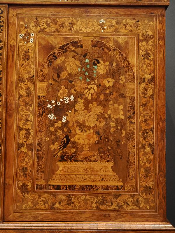 Amsterdam, Netherlands: Rijksmuseum: Cabinet (ca. 1685-1700, Amsterdam?), right panel