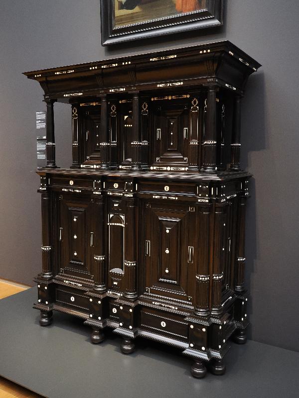Amsterdam, Netherlands: Rijksmuseum: Cupboard (ca. 1630-1640, Amsterdam?)
