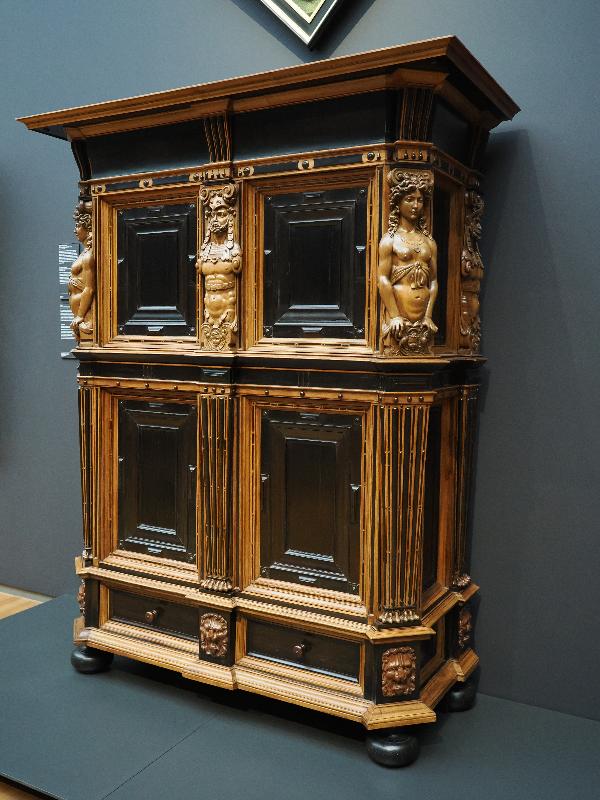 Amsterdam, Netherlands: Rijksmuseum: Cupboard (ca. 1630-1640, Amsterdam?)