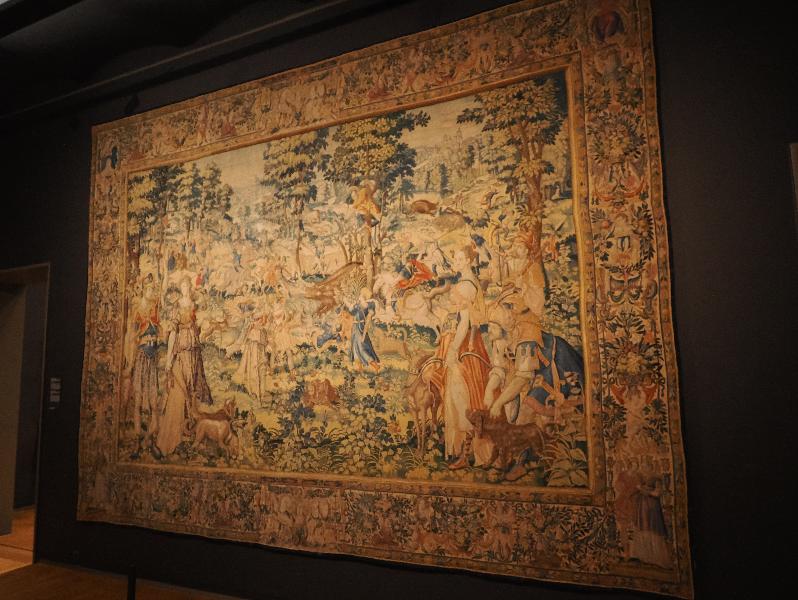 Amsterdam, Netherlands: Rijksmuseum: Meleager and Atalanta (ca. 1593-1610, workshop of Francois Spiering, design attributed to Karel van Mander)