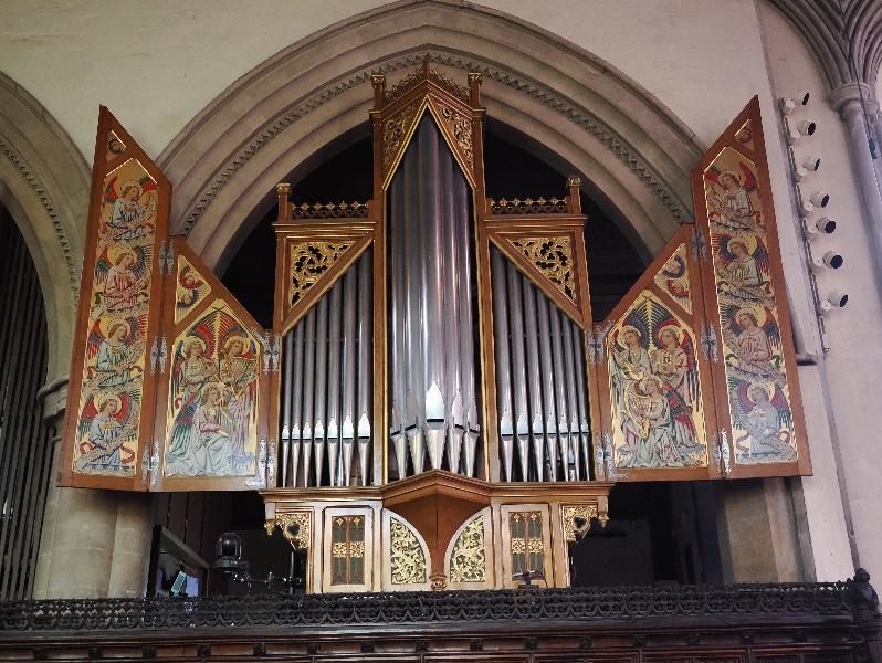 Cambridge, England: Jesus College: chapel organ (1849)