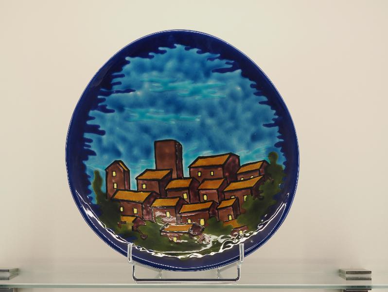 Cagnes-sur-Mer, France: Musee Renoir: plate (Claude Renoir)