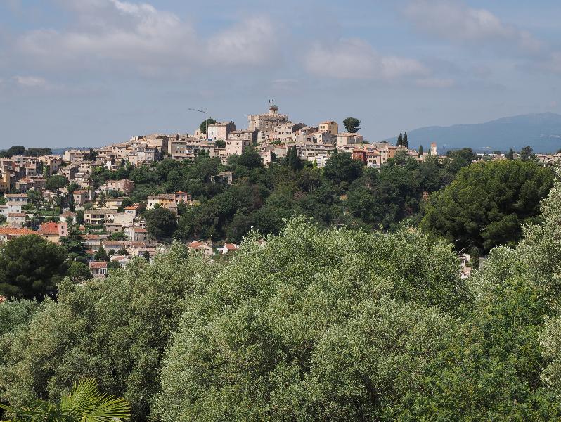 Cagnes-sur-Mer, France: Musee Renoir: view of Chateau Le Cagnard