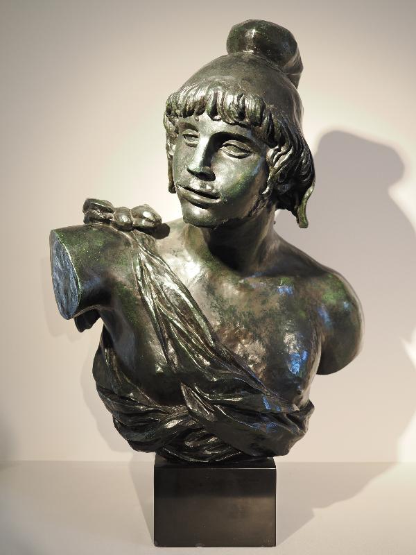 Cagnes-sur-Mer, France: Musee Renoir: Bust of Paris (ca. 1914, Renoir and Richard Guino)