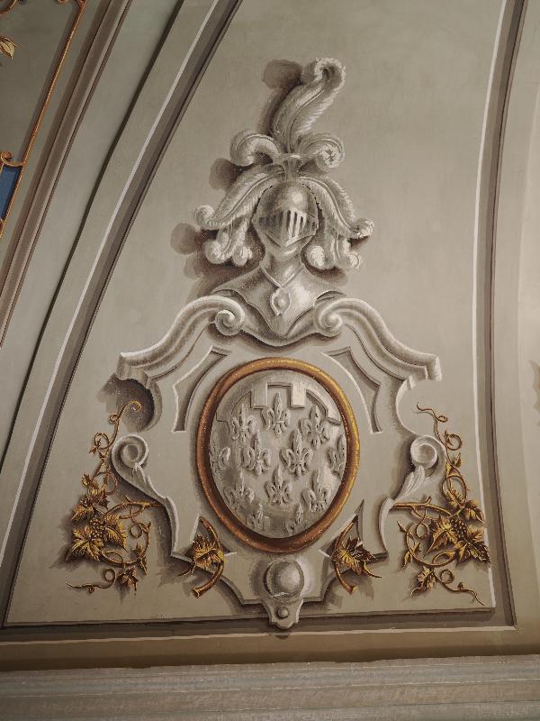 Cagnes-sur-Mer, France: Chateau Grimaldi: wall decoration