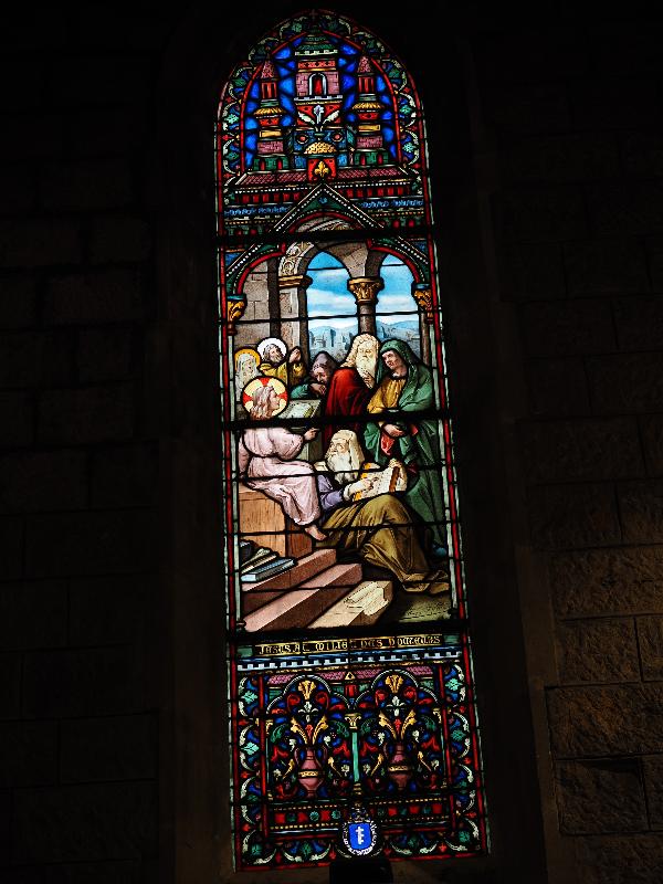 Nice, France: Basilique Notre-Dame de l'Assomption: Christ in the Temple with the Doctors