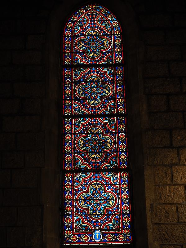Nice, France: Basilique Notre-Dame de l'Assomption: ornamental window