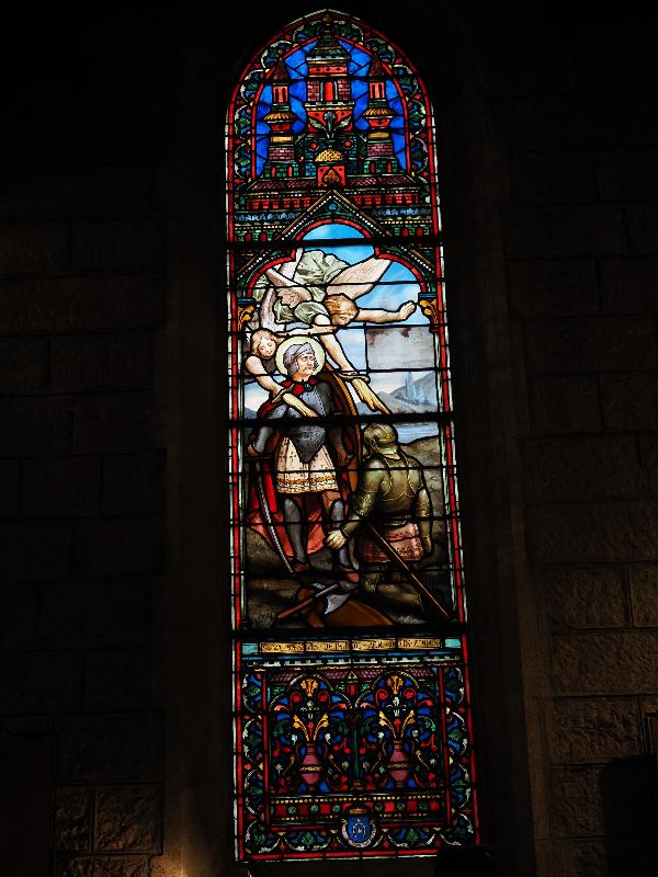 Nice, France: Basilique Notre-Dame de l'Assomption: Wenceslas Defended by Two Angels