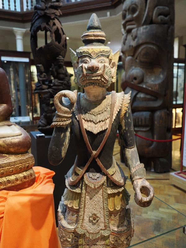 Cambridge, England: Museum of Archaeology and Anthropology: protective demon (late 19th - early 20th century, Thailand)